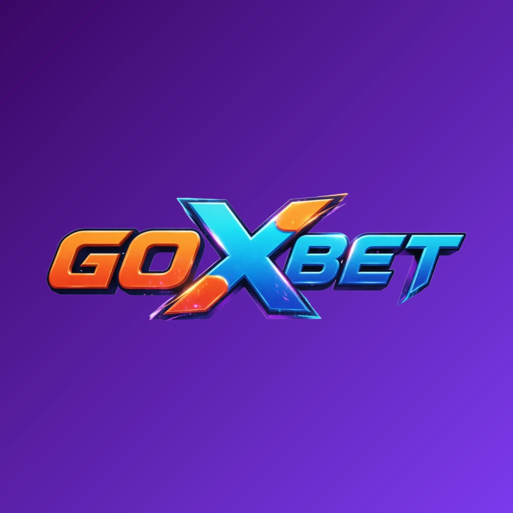 Bold 3D gaming logo with the text GOX BET in energetic colors, featuring a modern esports-inspired design on a transparent background, displayed as a wide horizontal wordmark suitable for a website header